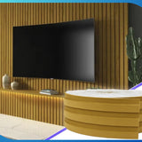 Painel de Ripa Laminado de EVA Autocolante Auréon - Sofisticação e Conforto em Cada Detalhe