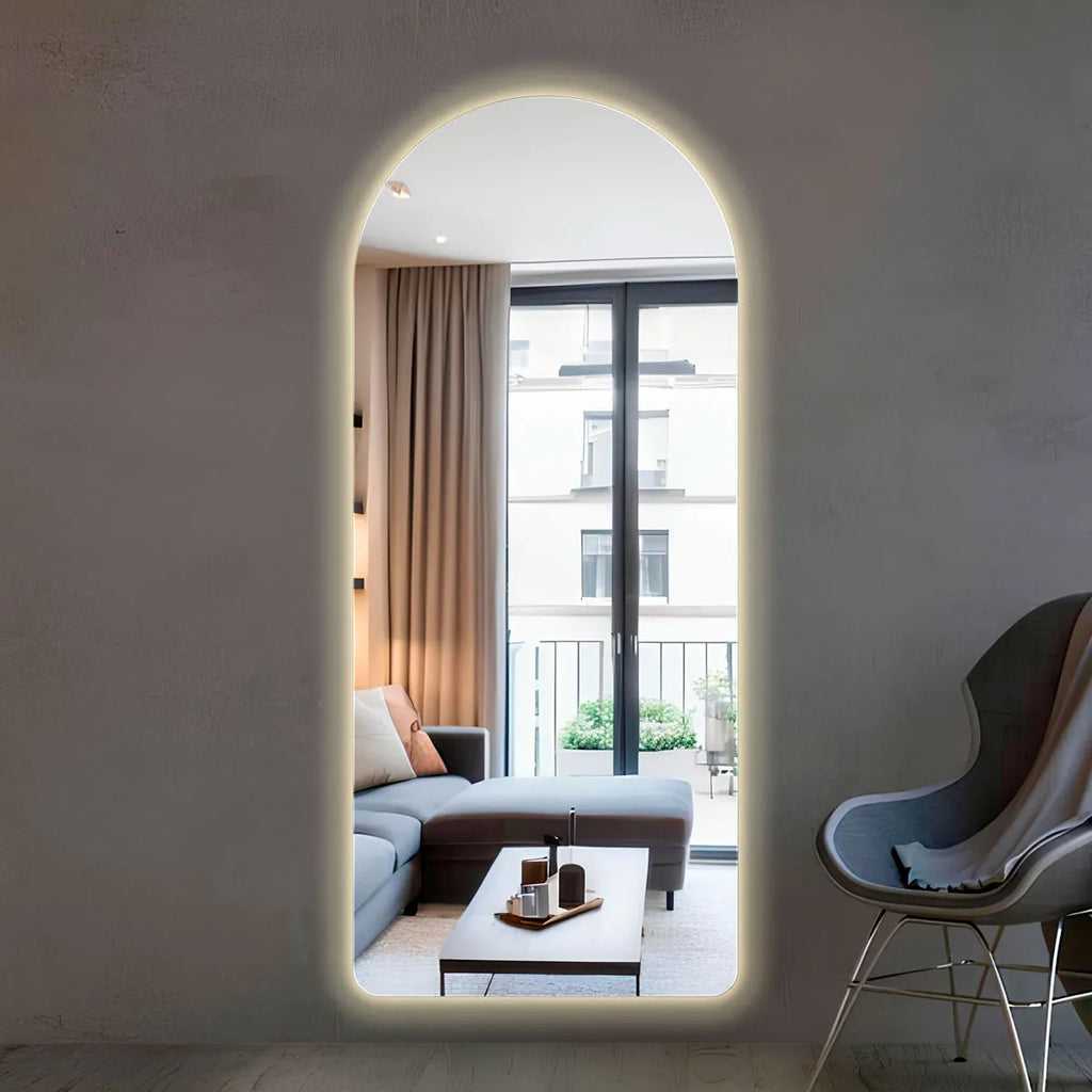 Espelho Grande com LED Aurora Plus 140x60cm