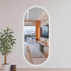 Espelho Grande com LED Elegance Luxo 140x60cm