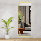 Espelho Grande com LED Sala Luxo 140x60cm