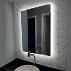 Espelho para Banheiro com LED 80x60cm com Bisotê