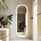 Espelho Grande Orgânico com LED ELEGANCE Corpo Inteiro