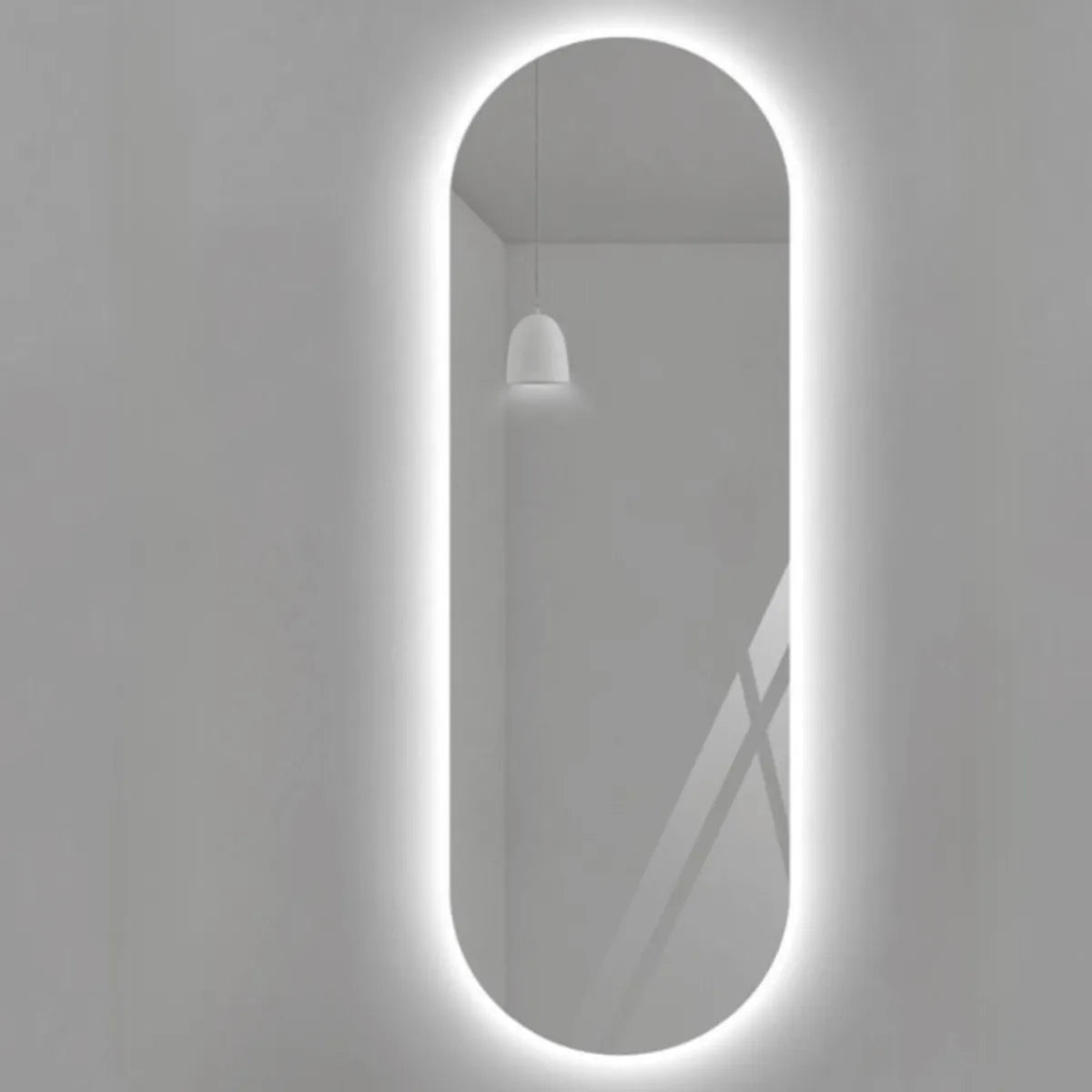 Espelho Grande Orgânico com LED ELEGANCE Corpo Inteiro