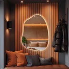 Espelho Orgânico com LED Geodo - 80x60cm