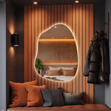 Espelho Orgânico com LED Geodo - 80x60cm