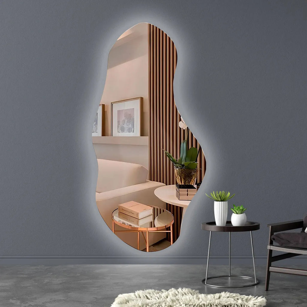 Espelho Orgânico LED Grande NUANCE 140X70cm